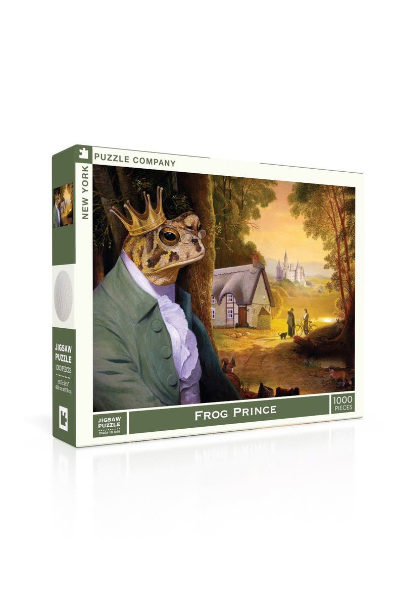 NEW YORK PUZZLE COMPANY Frog Prince 1000 Piece Puzzle, Alternate, color, NO COLOR