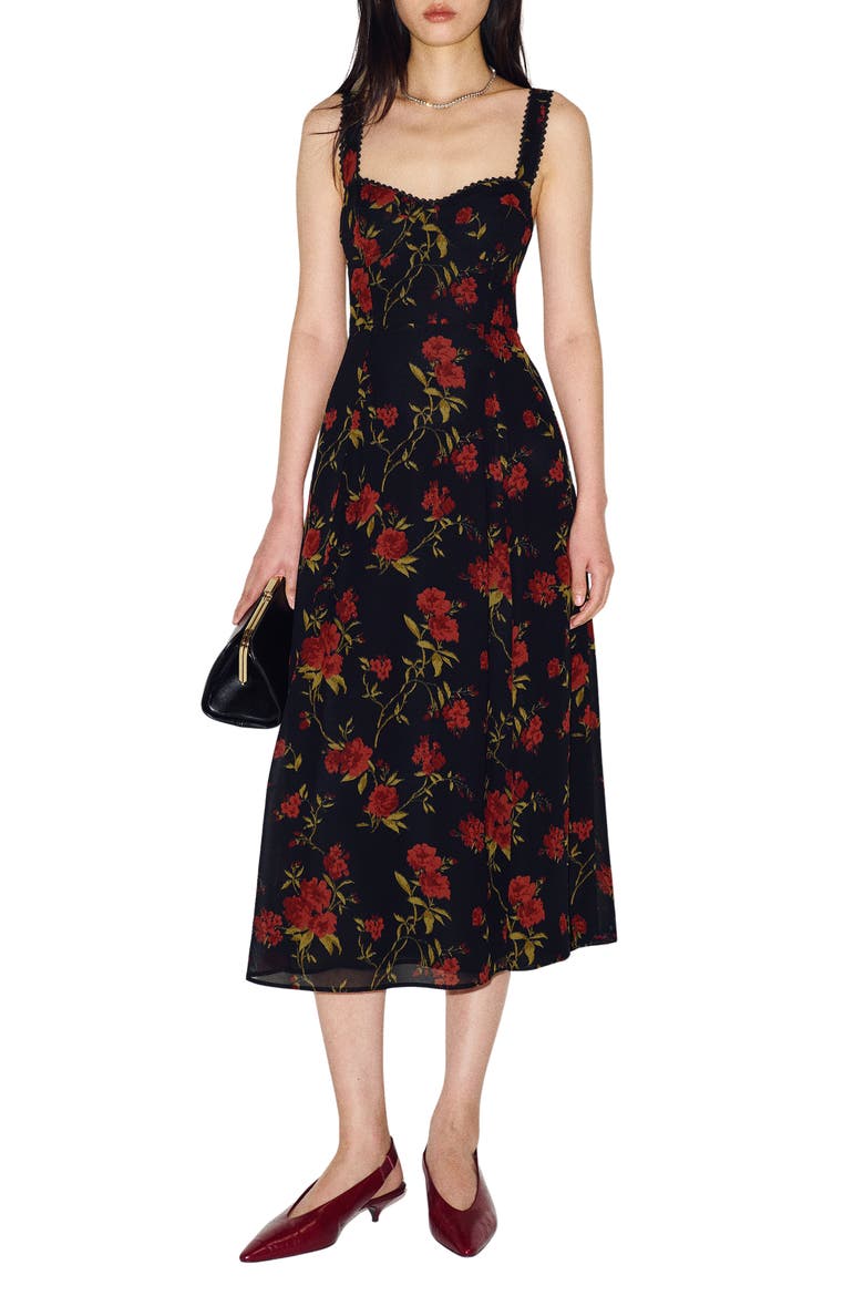 Lela Midi Dress, Main, color, RELIC