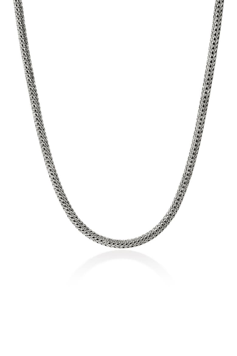 Icon Necklace, Sterling Silver, Main, color, SILVER