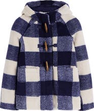 Boden High Pile Fleece Duffle Coat