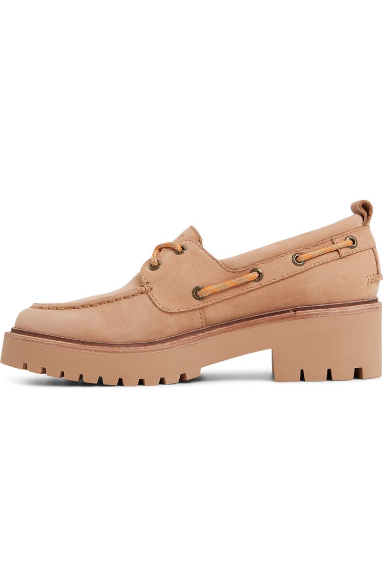 Sperry Authentic Original Lug Boat Shoe, Alternate, color, Tan
