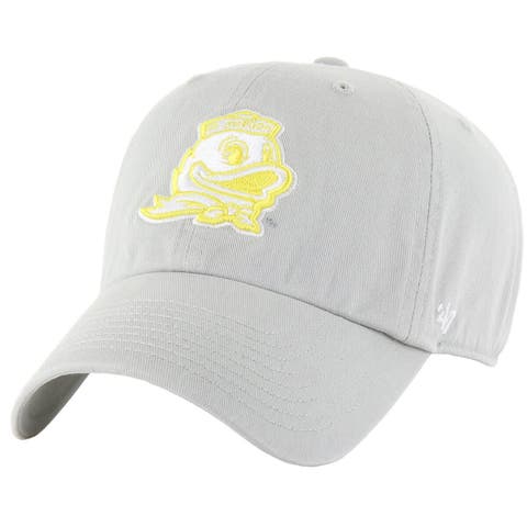 Men's '47 Gray Oregon Ducks Clean Up Adjustable Hat