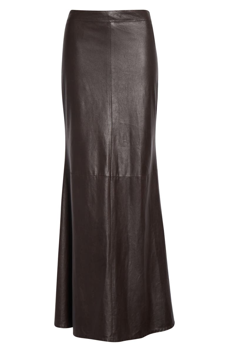 TWP At Last Leather Maxi Skirt, Alternate, color, Delicioso