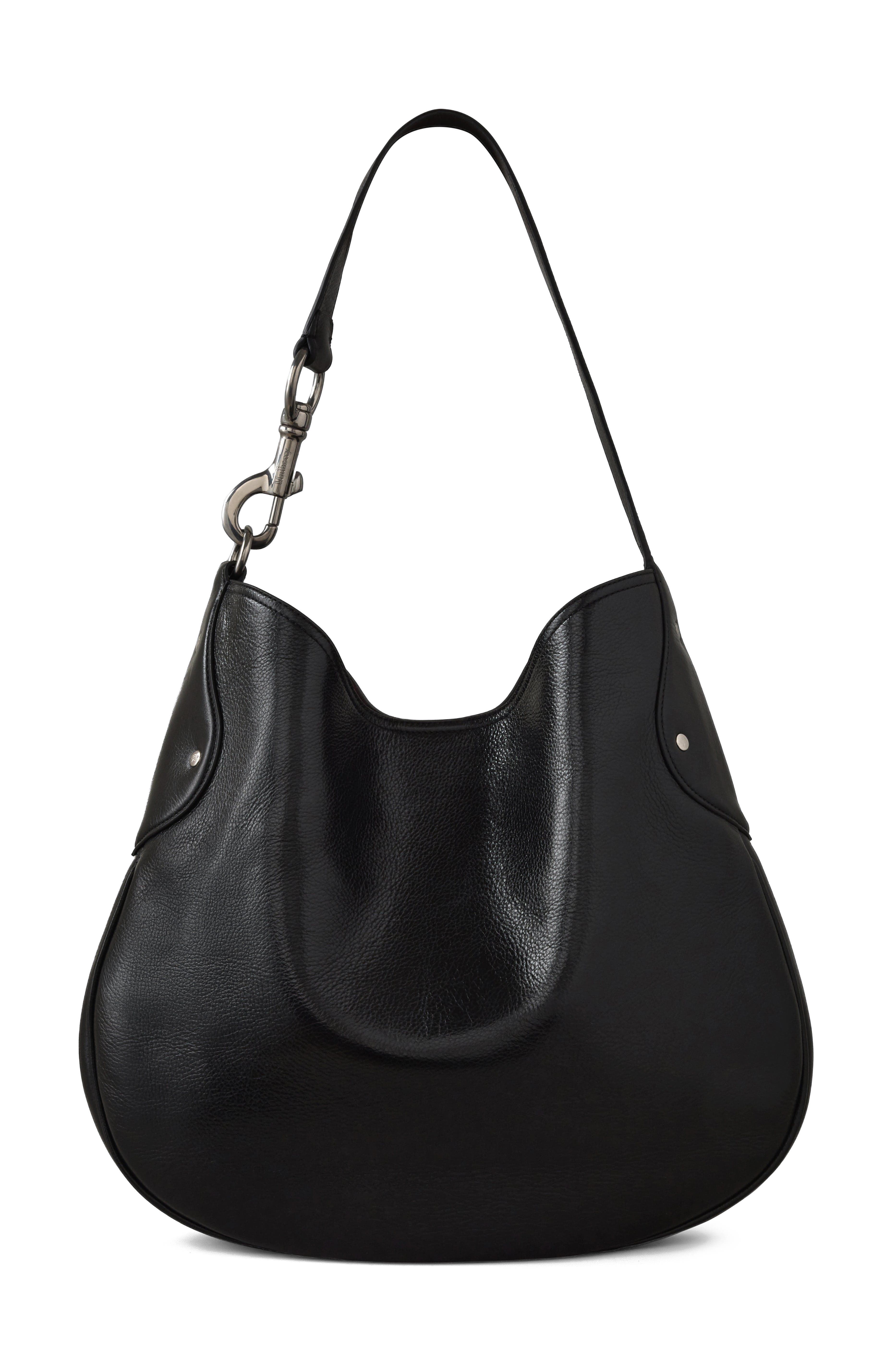 Mulberry Hackney Shoulder Bag, Main, color, Black