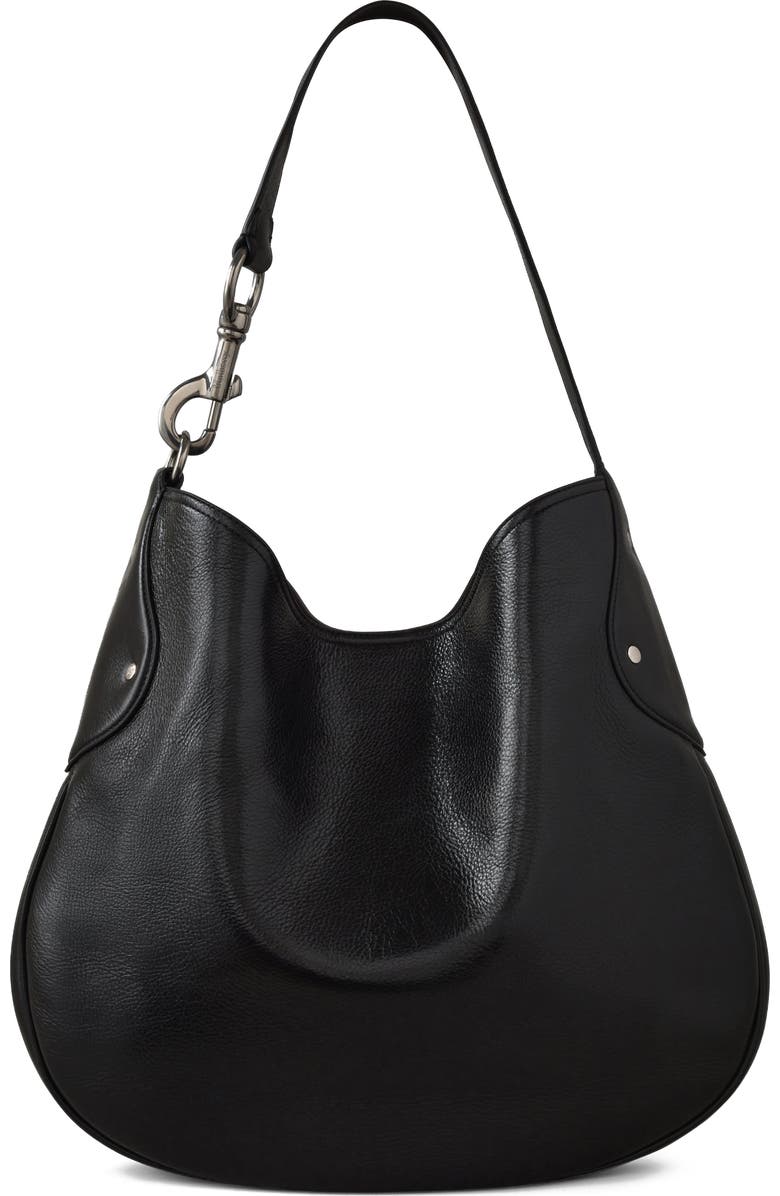 Mulberry Hackney Shoulder Bag, Main, color, Black