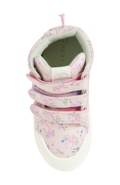 Next Kids' Floral Dino High Top Sneaker In Multi