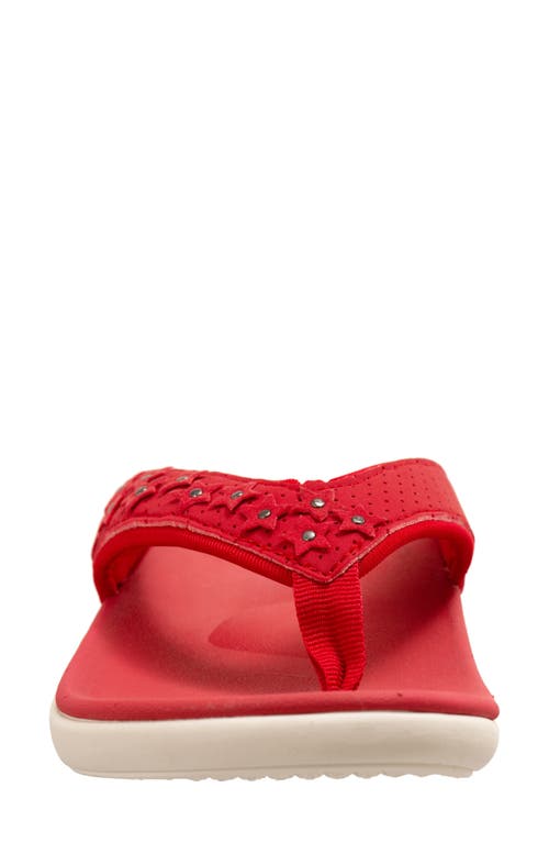 Revitalign Yumi Bvi Flip Flop In Red