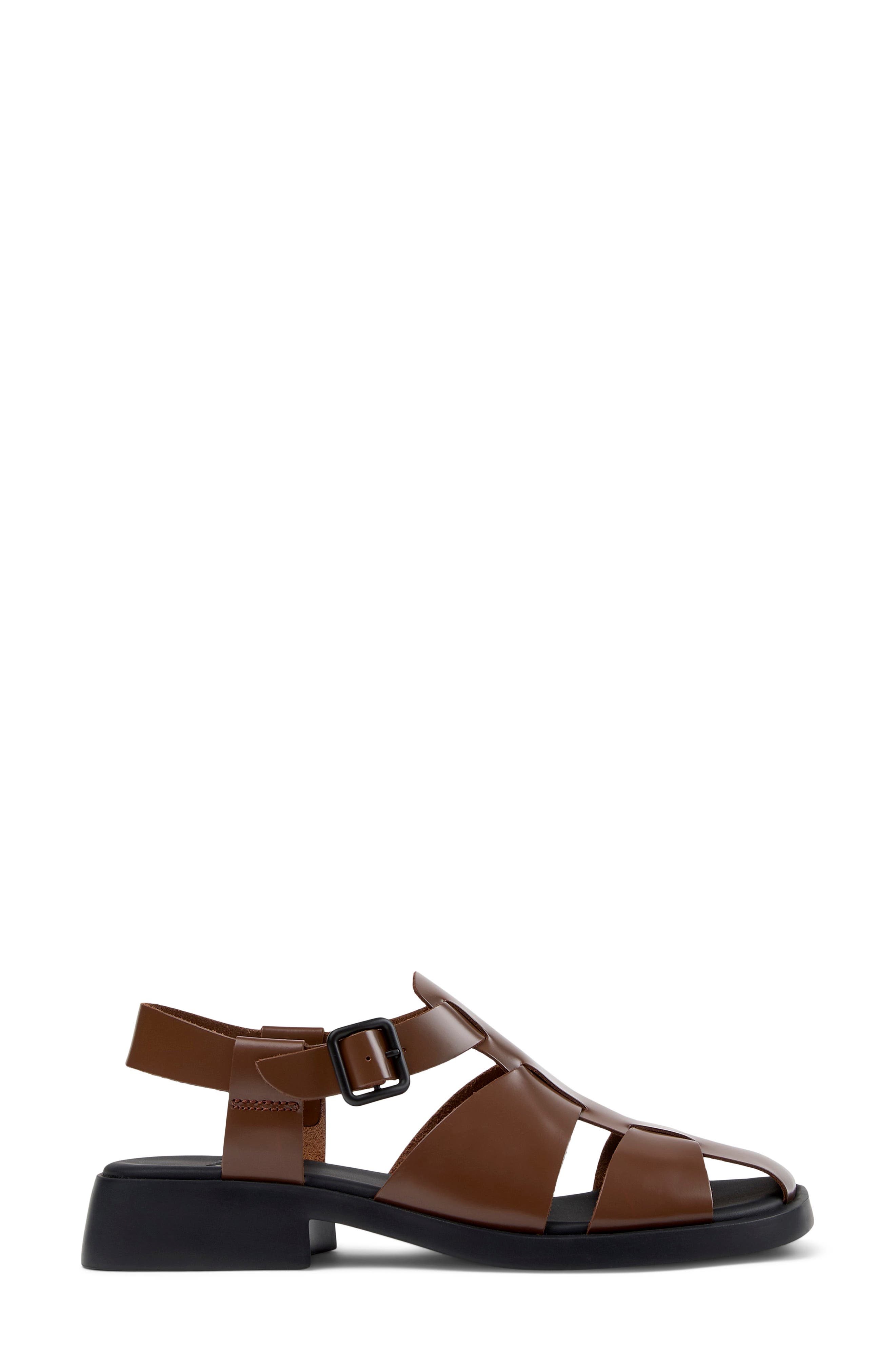 Camper Dana Fisherman Sandal, Alternate, color, Medium Brown