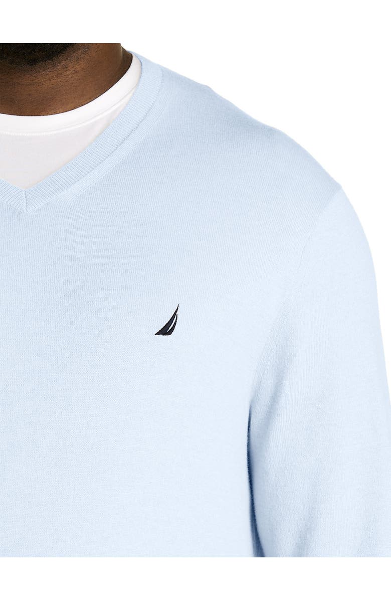 Nautica Big & Tall Navtech Crewneck Sweater, Alternate, color, Skyway
