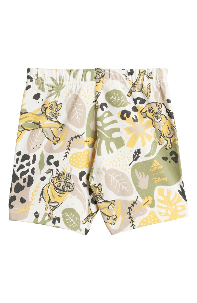 adidas x Disney Lion King Graphic T-Shirt & Shorts Set, Alternate, color, 