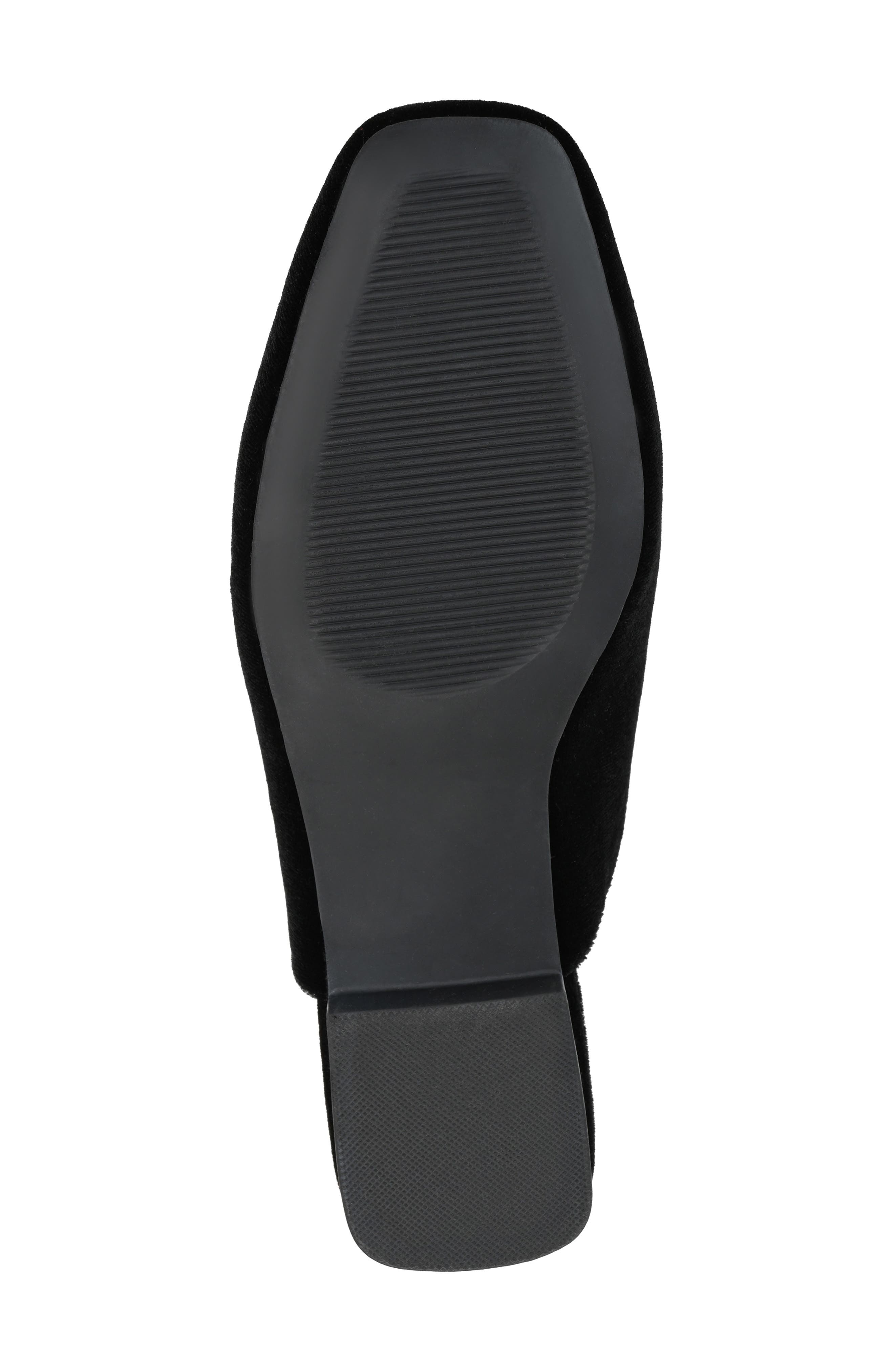 Journee Collection Sonnia Flat Mule, Alternate, color, Black