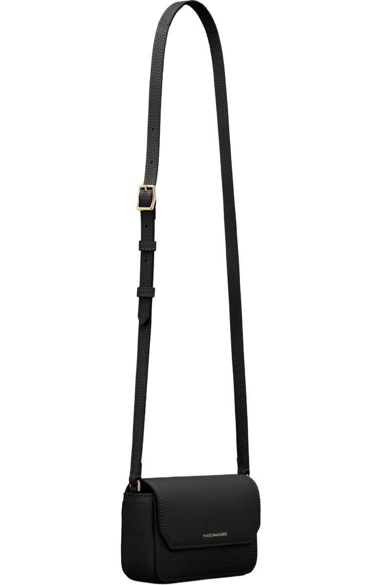 MAISON de SABRÉ Micro Leather Flap Bag, Alternate, color,