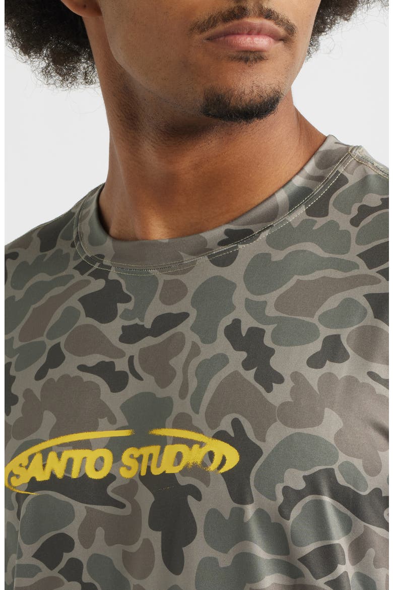 Racer Tech Camo T-Shirt, Alternate, color, ARMY