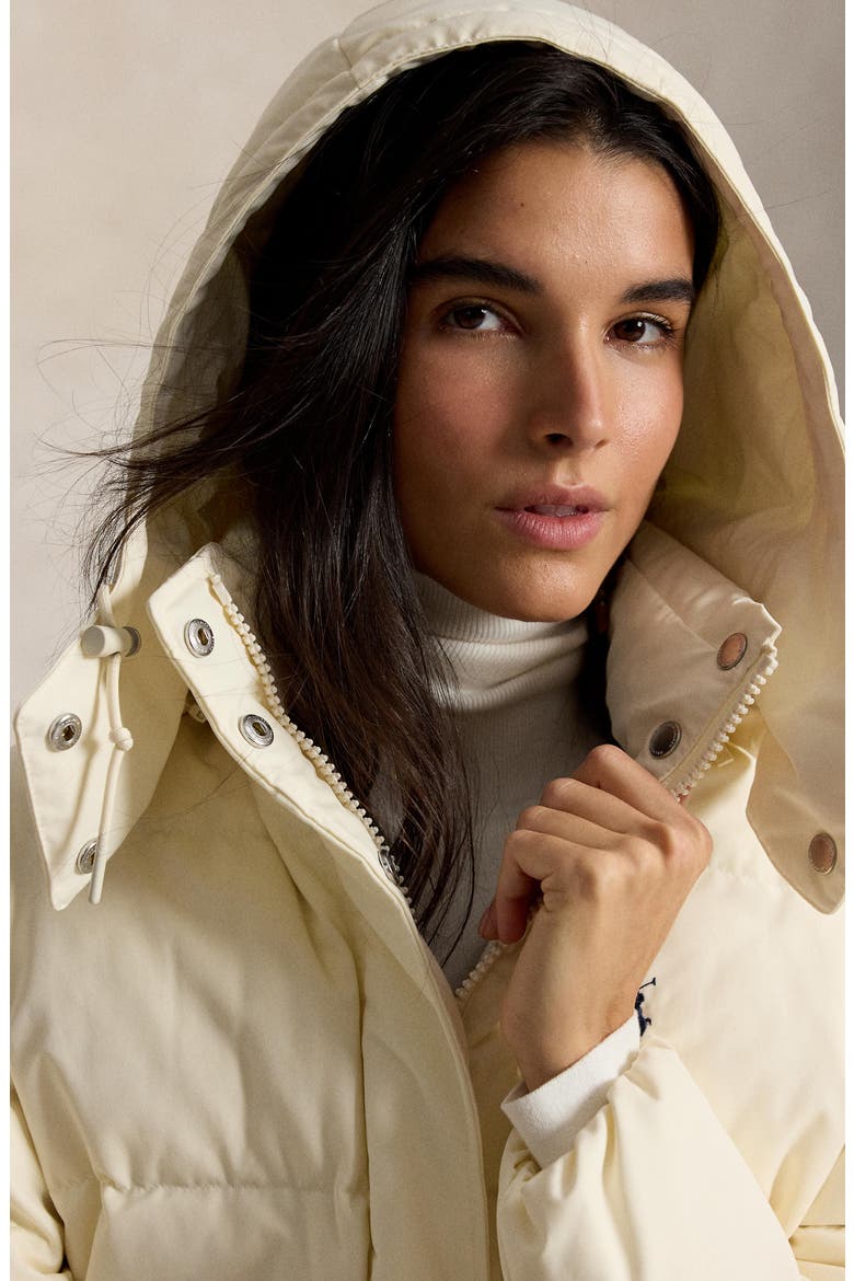 Water Repellent 750 Fill Power Down Puffer Jacket, Alternate, color, ESTATE CREAM