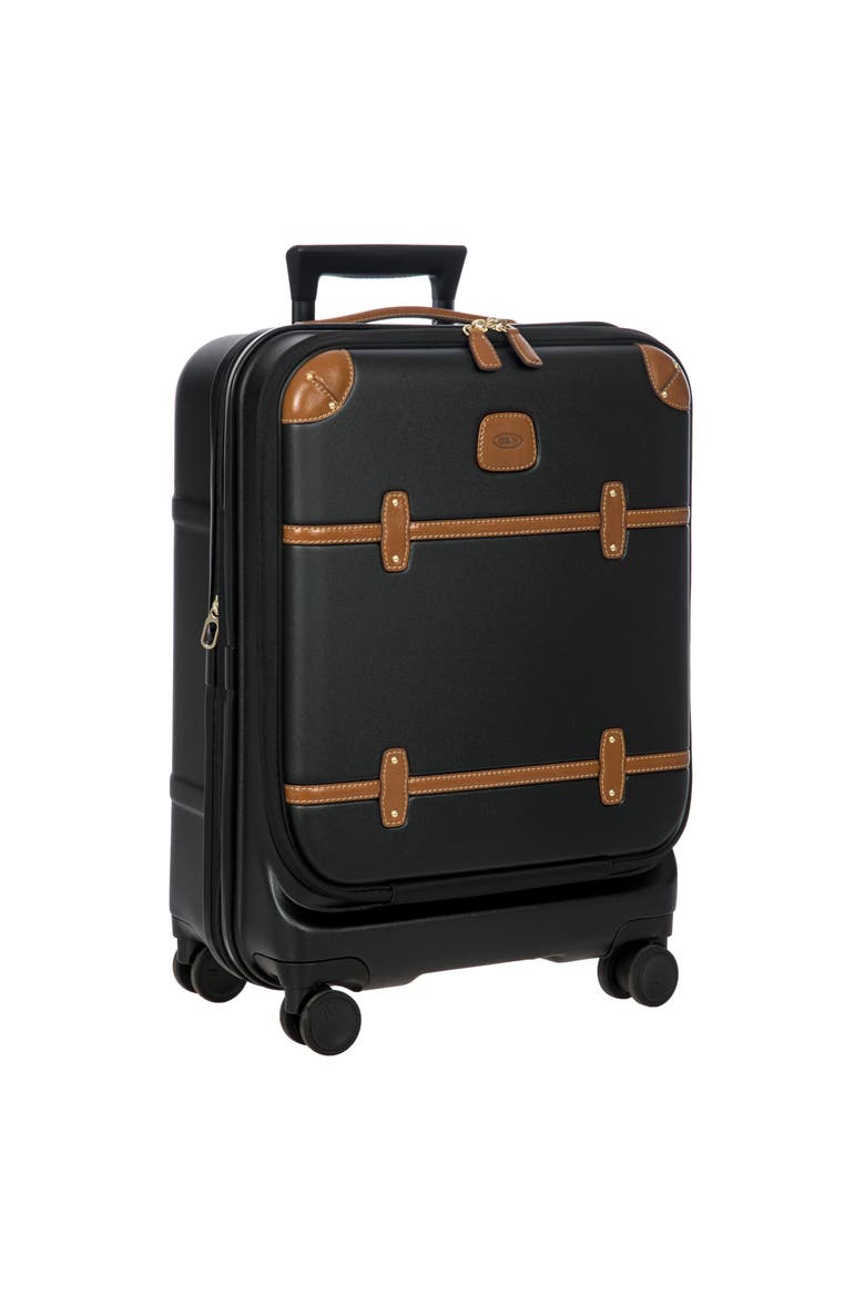 Bellagio 3.0 Hardside Expandable 21" Carry On Spinner Luggage with Pocket, Alternate, color, Black