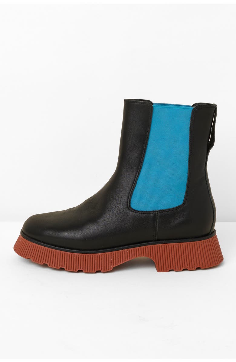 Charlotte Stone Esmee Lug Sole Chelsea Boot, Alternate, color, Black