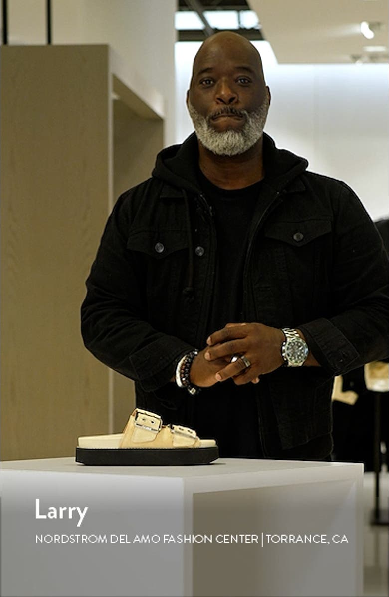 Egret Buckle Platform Sandal, sales video thumbnail