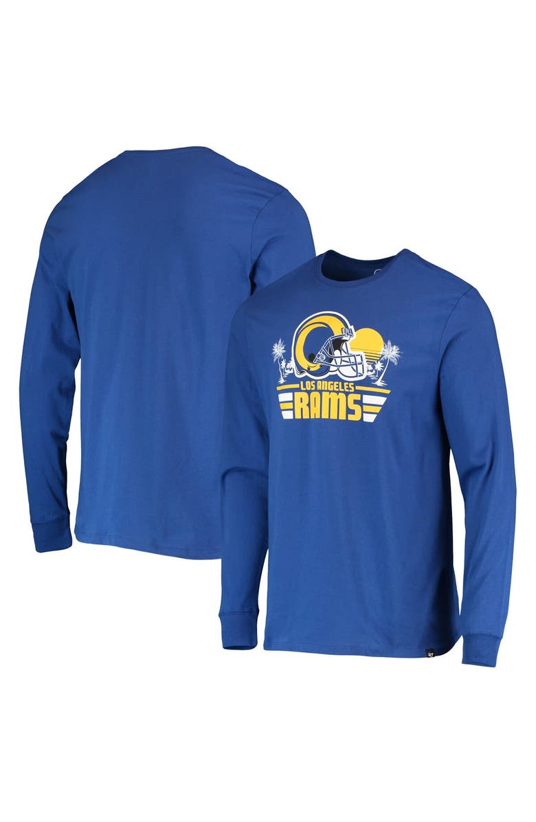 '47 Men's '47 Royal Los Angeles Rams Regional Super Rival Long Sleeve T-Shirt, Main, color, Royal