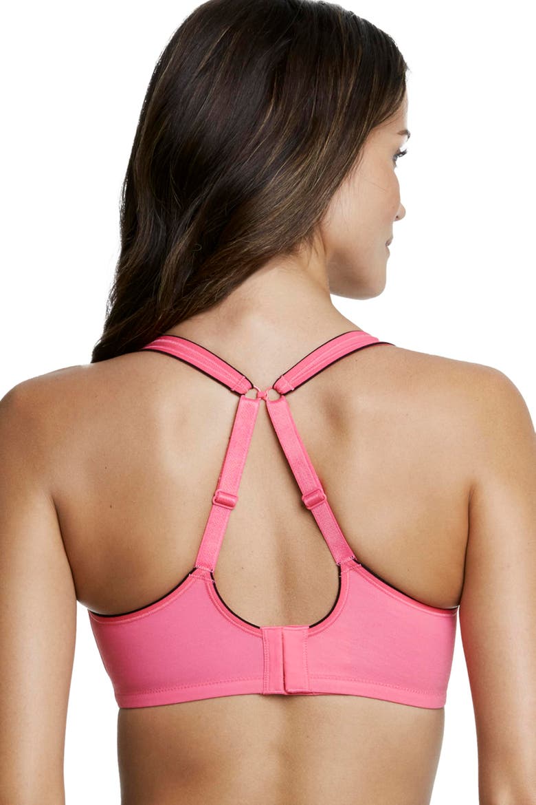 Zoe Pro Max High Impact Convertible Racerback T-Strap Bra, Alternate, color, Black