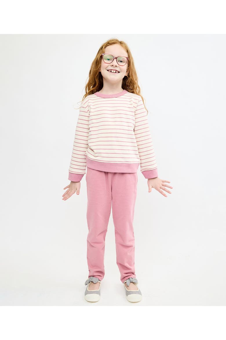 Remy Sweatshirt, Alternate, color, rose stripe