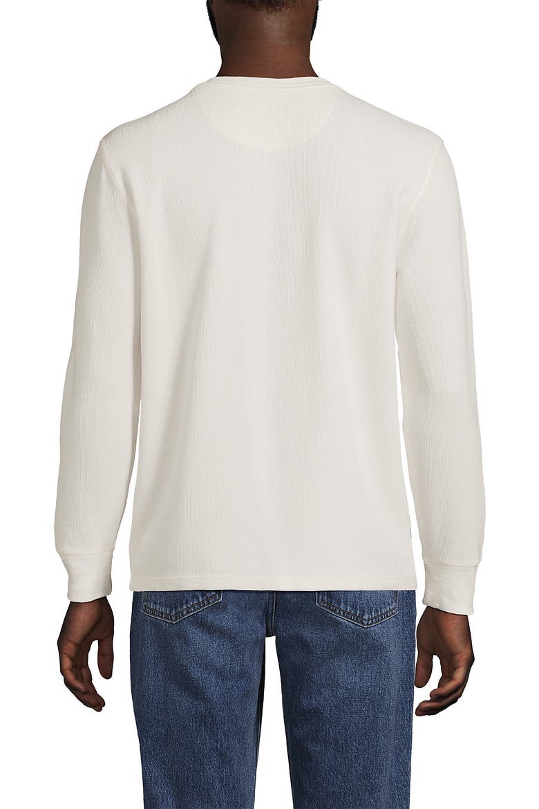 Long Sleeve Thermal Waffle Henley, Alternate, color, Ivory
