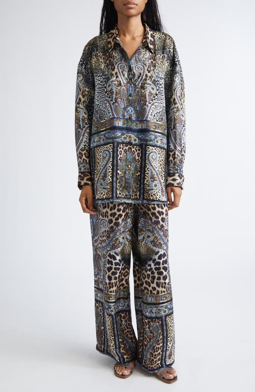 Camilla Istanbul Animalia Oversize Shirt In Multi