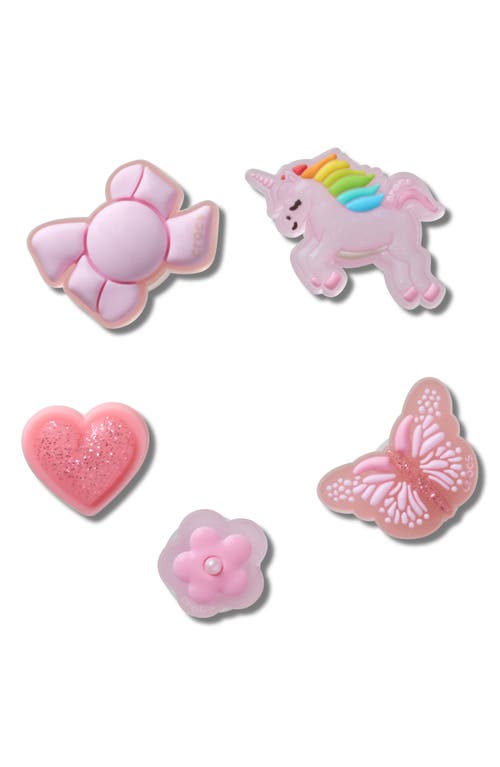 Crocs Favorites 5-pack Jibbitz™ Shoe Charms In Pink