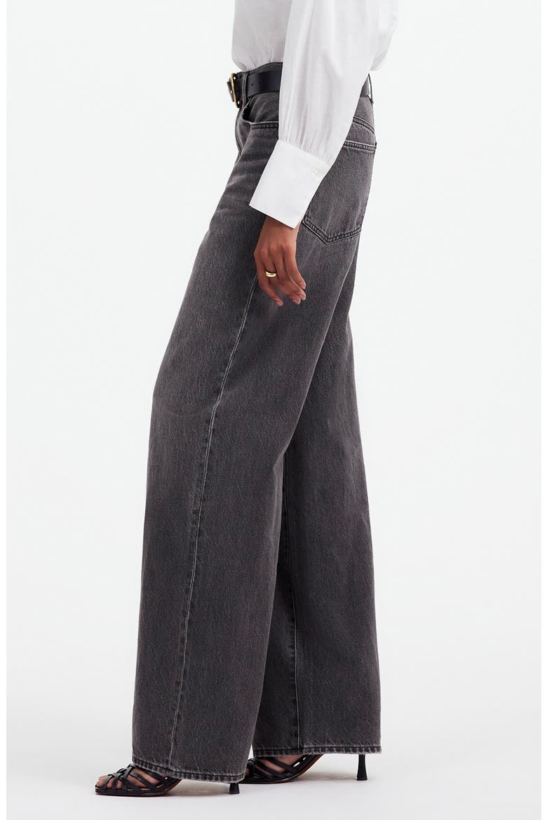 High Waist Superwide Leg Jeans, Alternate, color, KINGSWOOD WASH