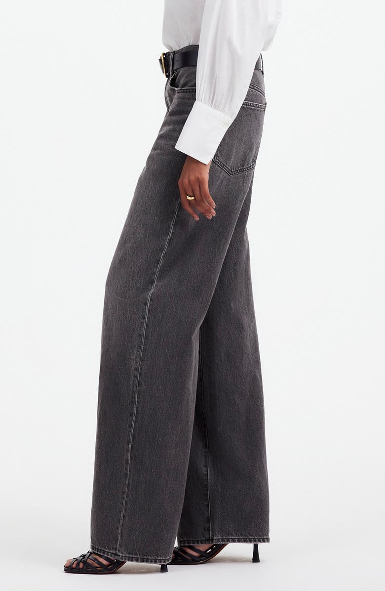 Madewell High Waist Superwide Leg Jeans, Alternate, color, Kingswood Wash