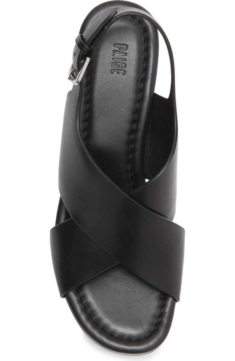 PAIGE Reid Slingback Platform Sandal, Alternate, color, Black