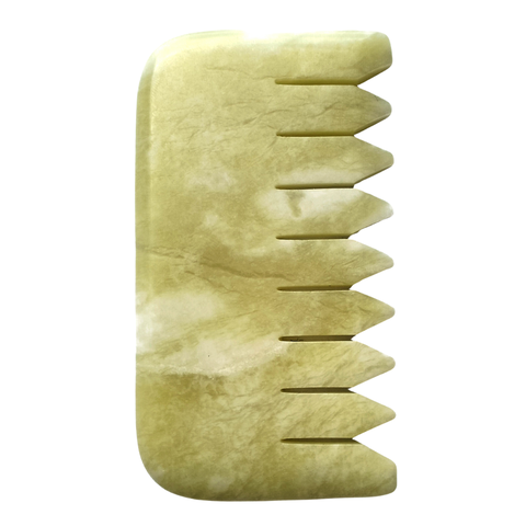 Luxurious Jade Crystal Gua Sha Comb