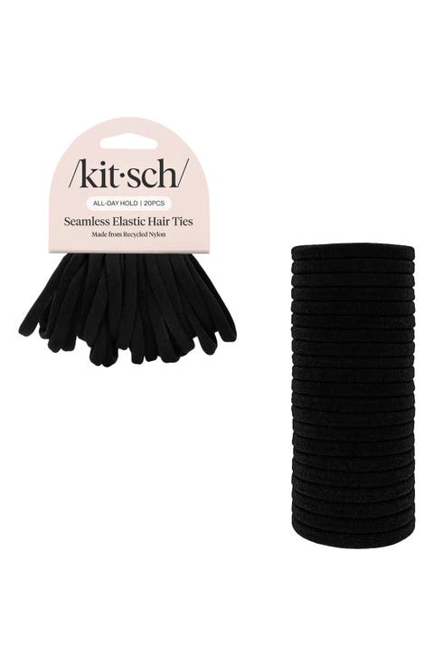 Recycled Nylon 20-Pack Ponytail Holders