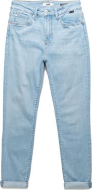 Mavi Jeans Kathleen High Waist Cuffed Slim Straight Leg Jeans