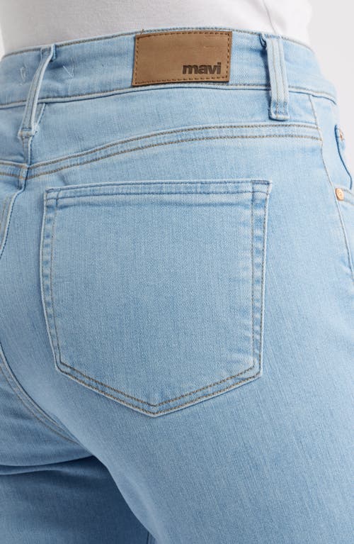 Mavi Jeans Anika High Waist Raw Hem Flare Leg Jeans