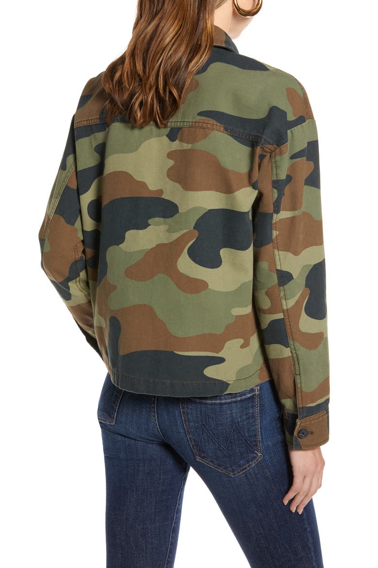 Camo Military Jacket, Alternate, color, BROWN CHESTNUT- OLIVE CAMO