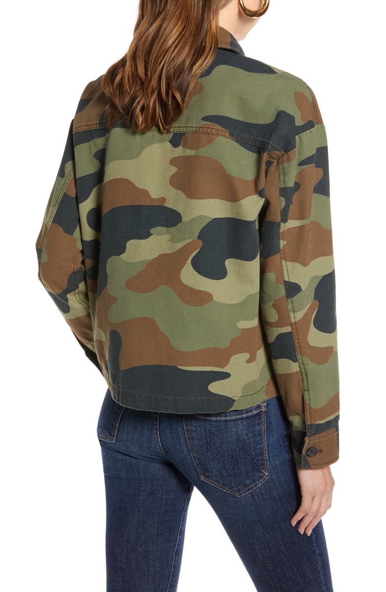 Treasure & Bond Camo Military Jacket, Alternate, color, 
