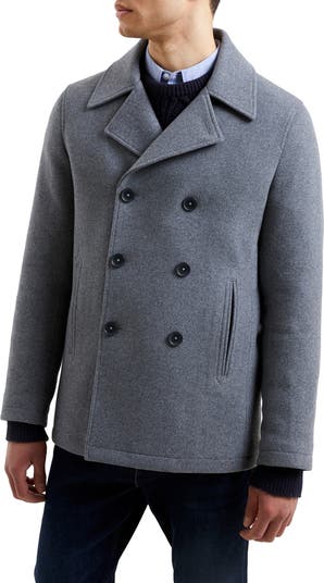 1 Madison wool blend peacoat gray hot Size Large