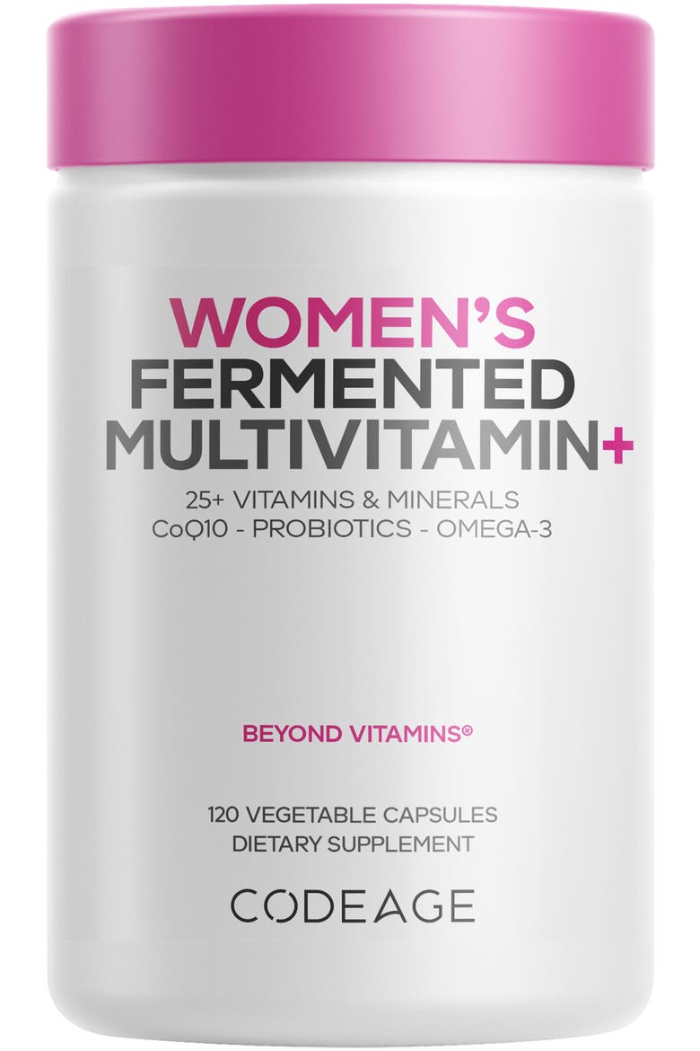 Women's Daily Multivitamins Minerals & Probiotics Supplement, Main, color, White