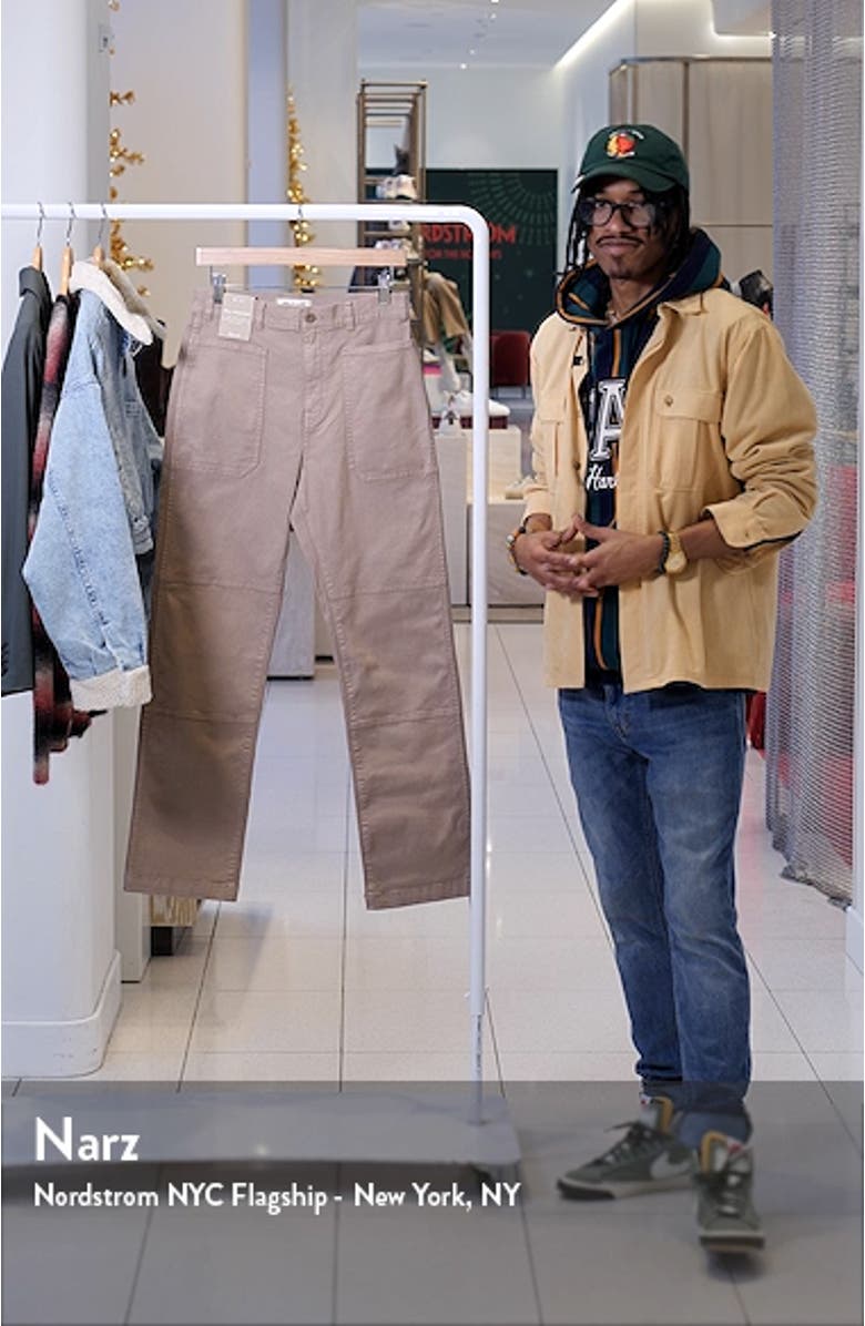 The '90s Straight Canvas Cargo Jeans, sales video thumbnail