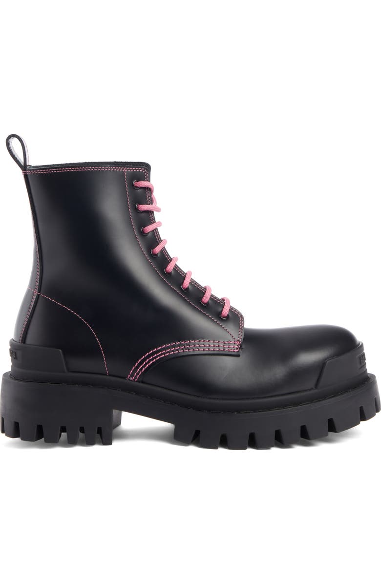 Balenciaga Strike Combat Boot, Alternate, color,