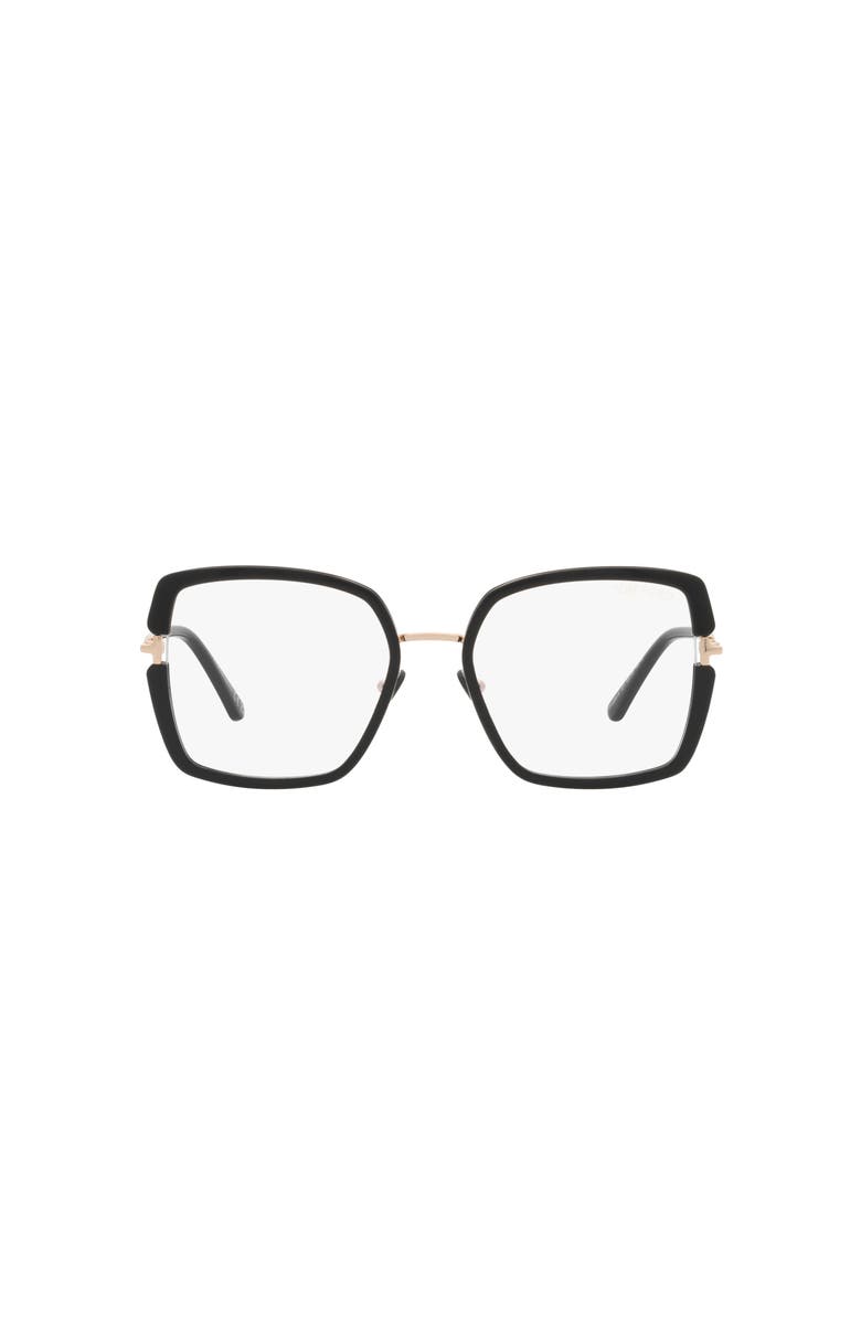 TOM FORD 55mm Square optical glasses, Alternate, color, Black