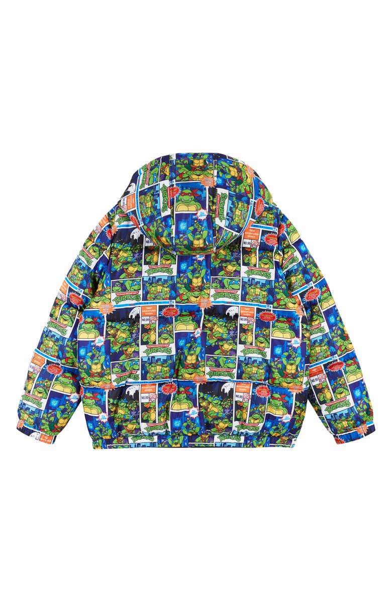 Andy & Evan x Teenage Mutant Ninja Turtles<sup>®</sup> Kids' Reversible Puffer Jacket, Alternate, color,