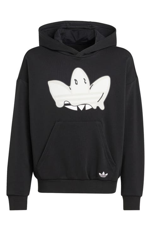 Kids' Ghost Trefoil Graphic Hoodie (Big Kid)