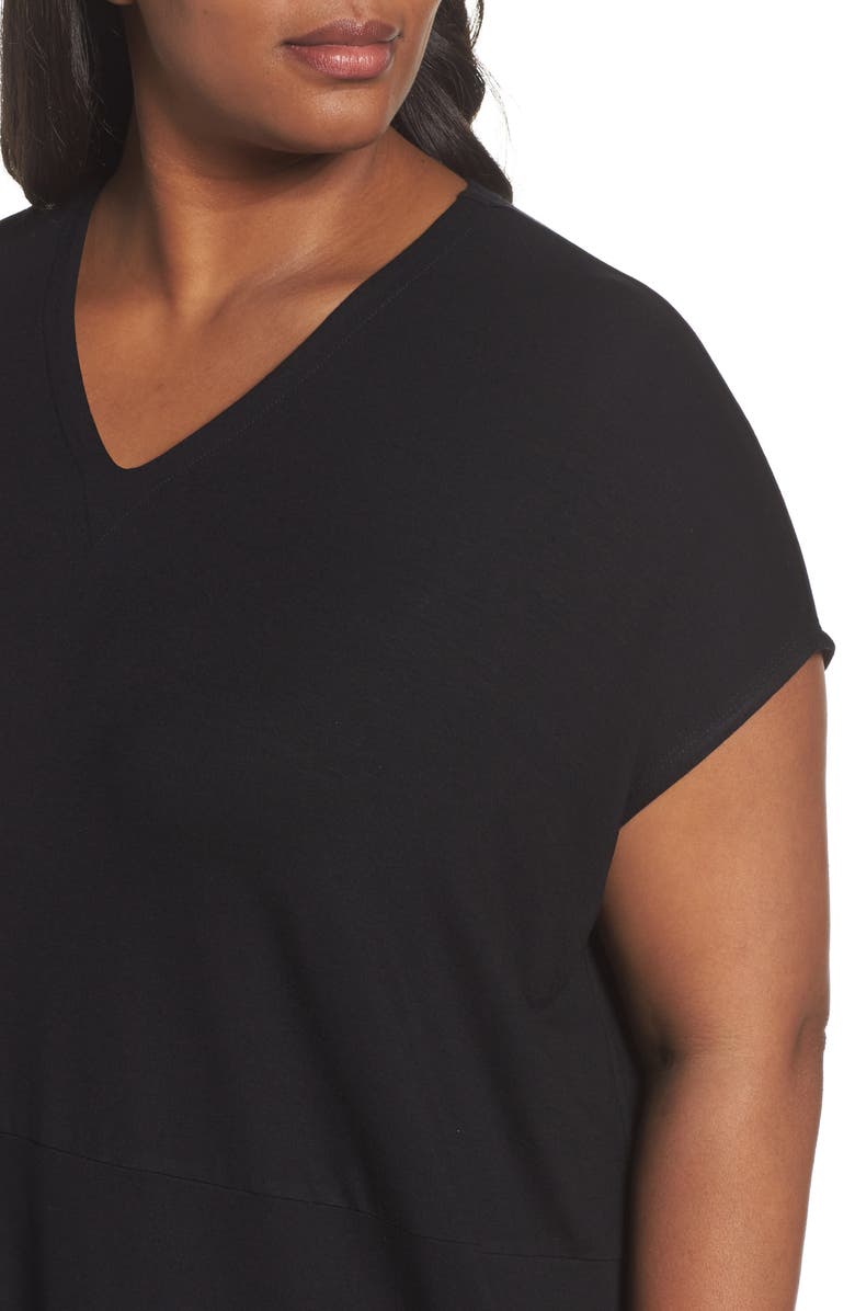 Eileen Fisher Jersey V-Neck Tunic, Alternate, color, 