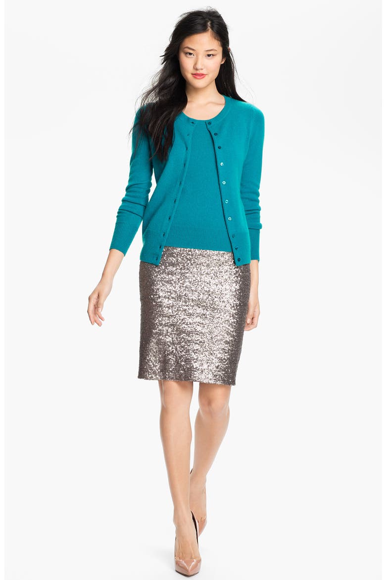 Sequin Skirt, Alternate, color, TAUPE