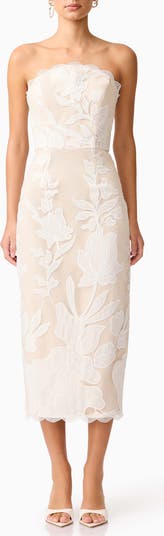 Flor Strapless Cocktail Dress