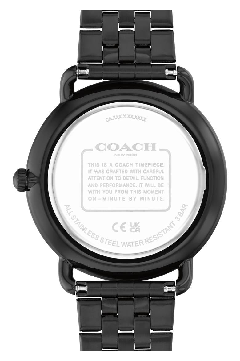 Elliot Bracelet Watch, 43mm, Alternate, color, BLACK