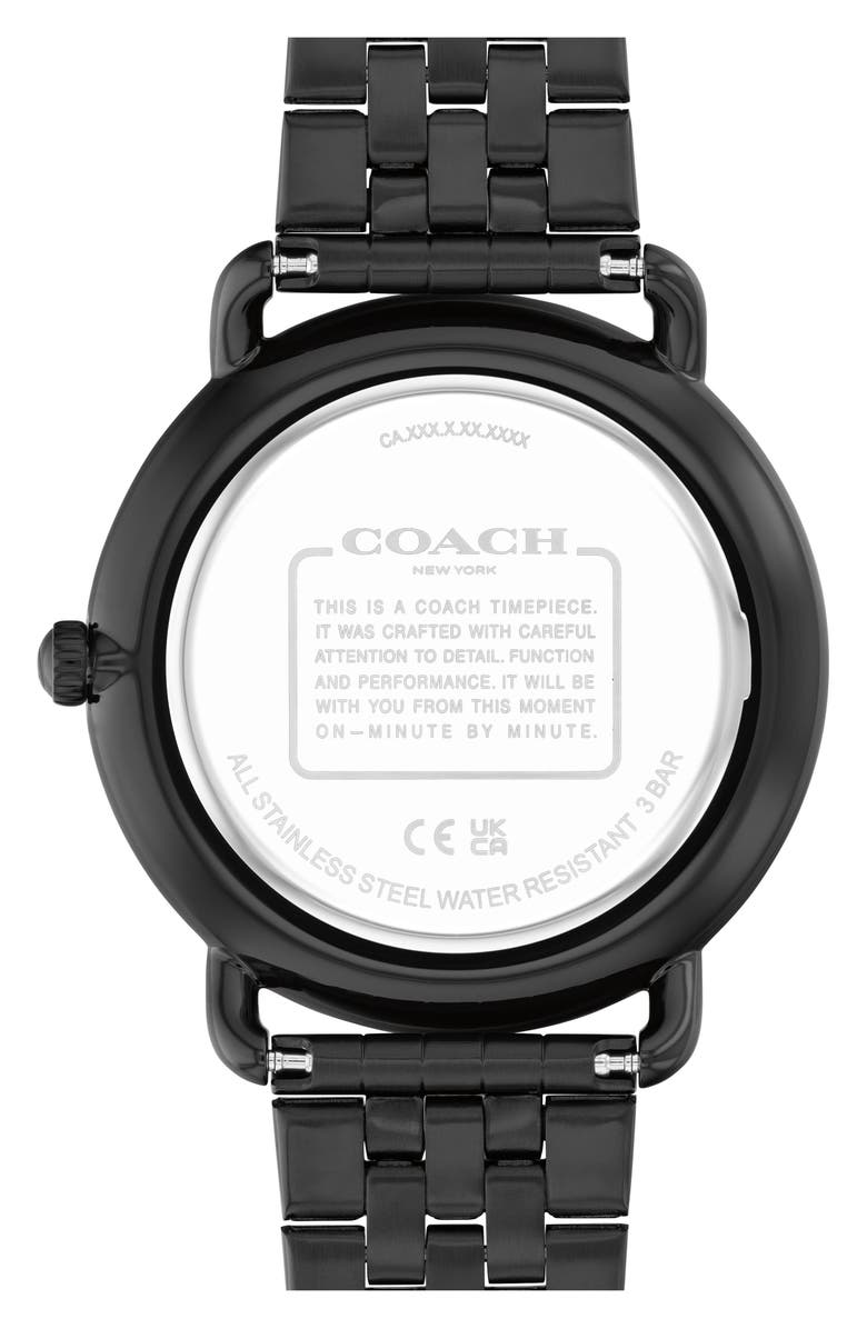 COACH Elliot Bracelet Watch, 43mm, Alternate, color, Black