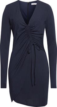 Ramy Brook Barry Long Sleeve Ruched Minidress
