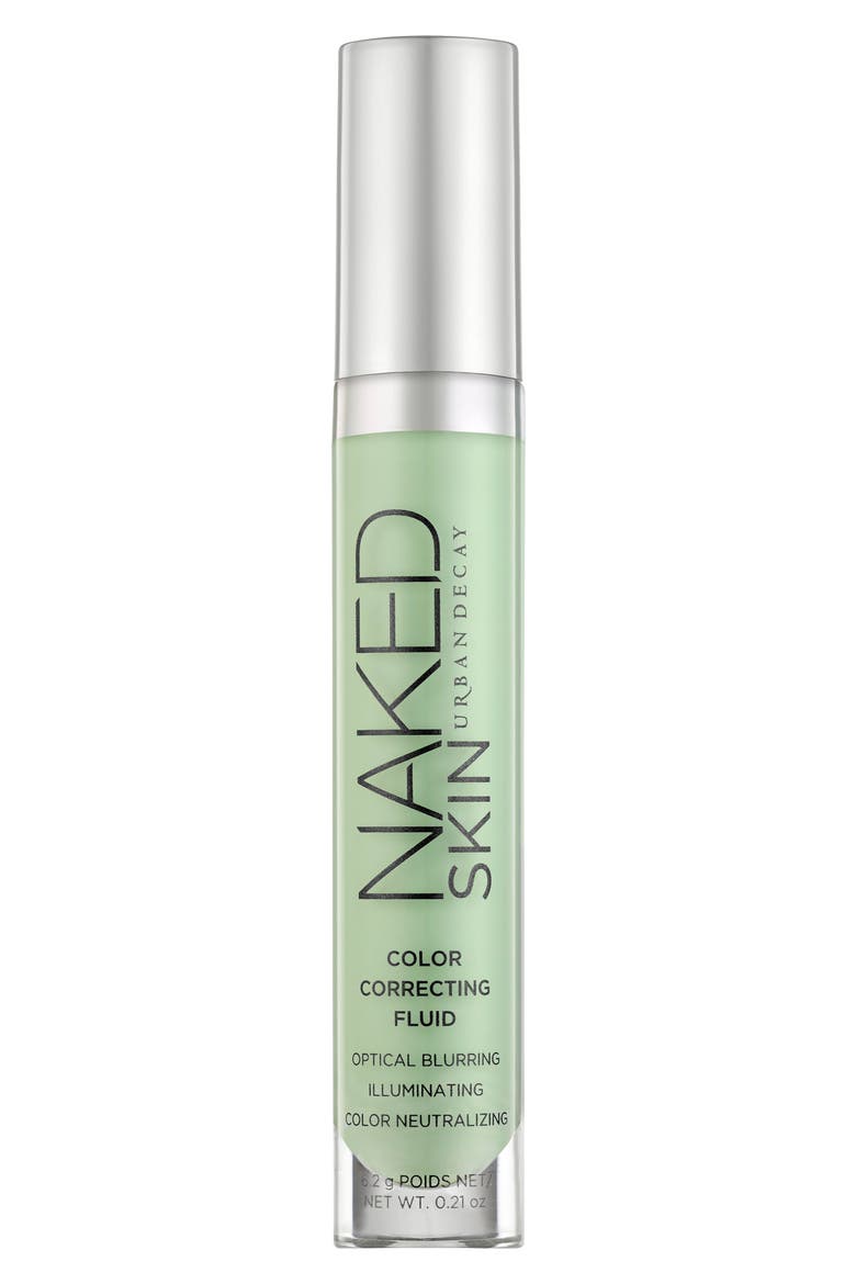 Naked Skin Color Correcting Fluid, Main, color, GREEN